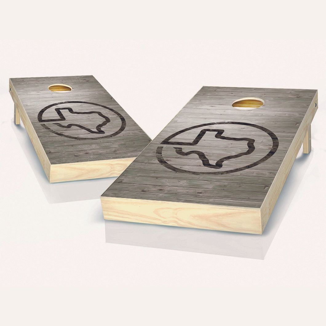 Texas Wood Cornhole Boards