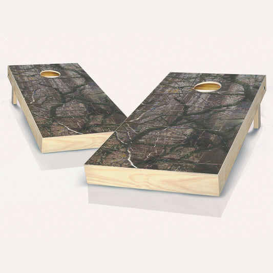 Wooded Camo Cornhole Boards