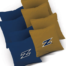 Akron Zips Blue Stripe team logo corn hole bags
