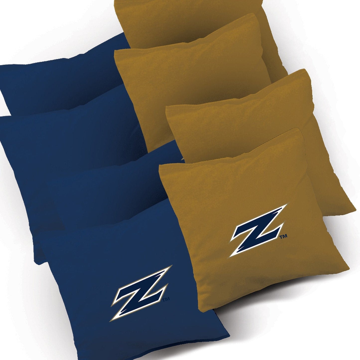 Akron Zips Stained Striped team logo bags