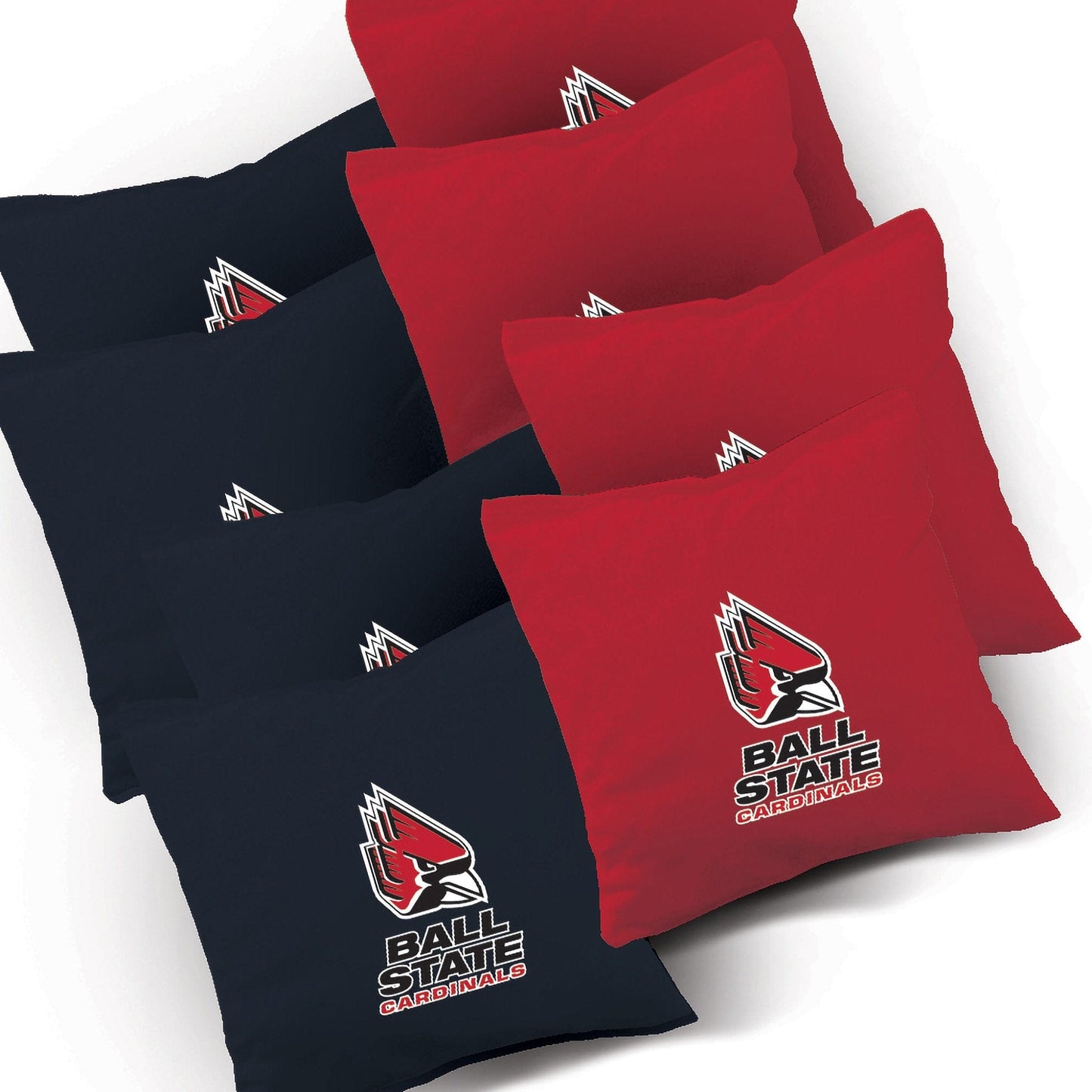 Ball State Cardinals Stained Striped team logo bags