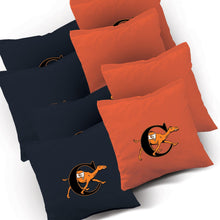 Campbell Stained Stripe team logo corn hole bags
