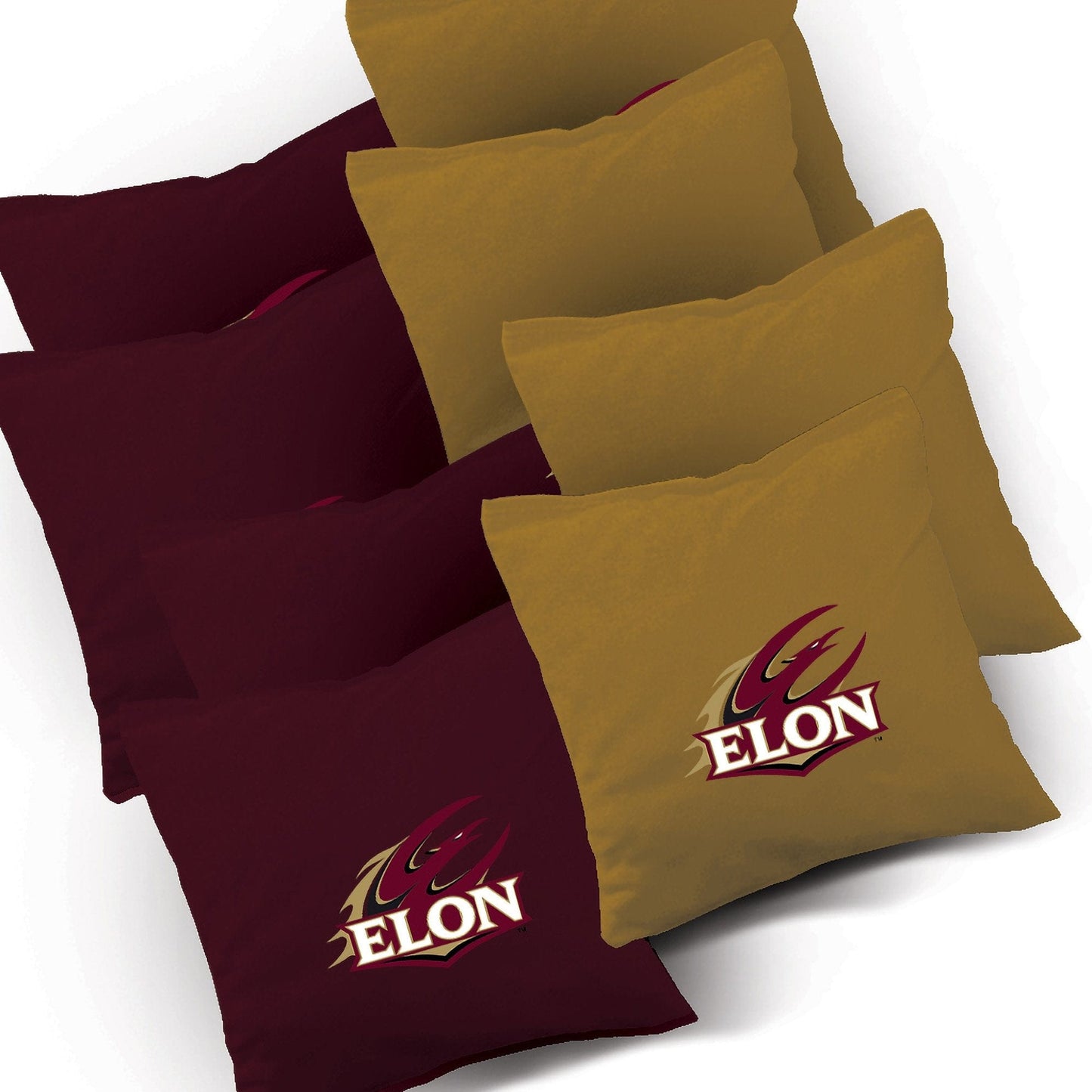 Elon Stained Striped team logo bags