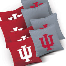 Indiana Hoosier Stained Pyramid team logo corn hole bags
