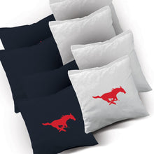 SMU Mustangs Distressed team logo bags
