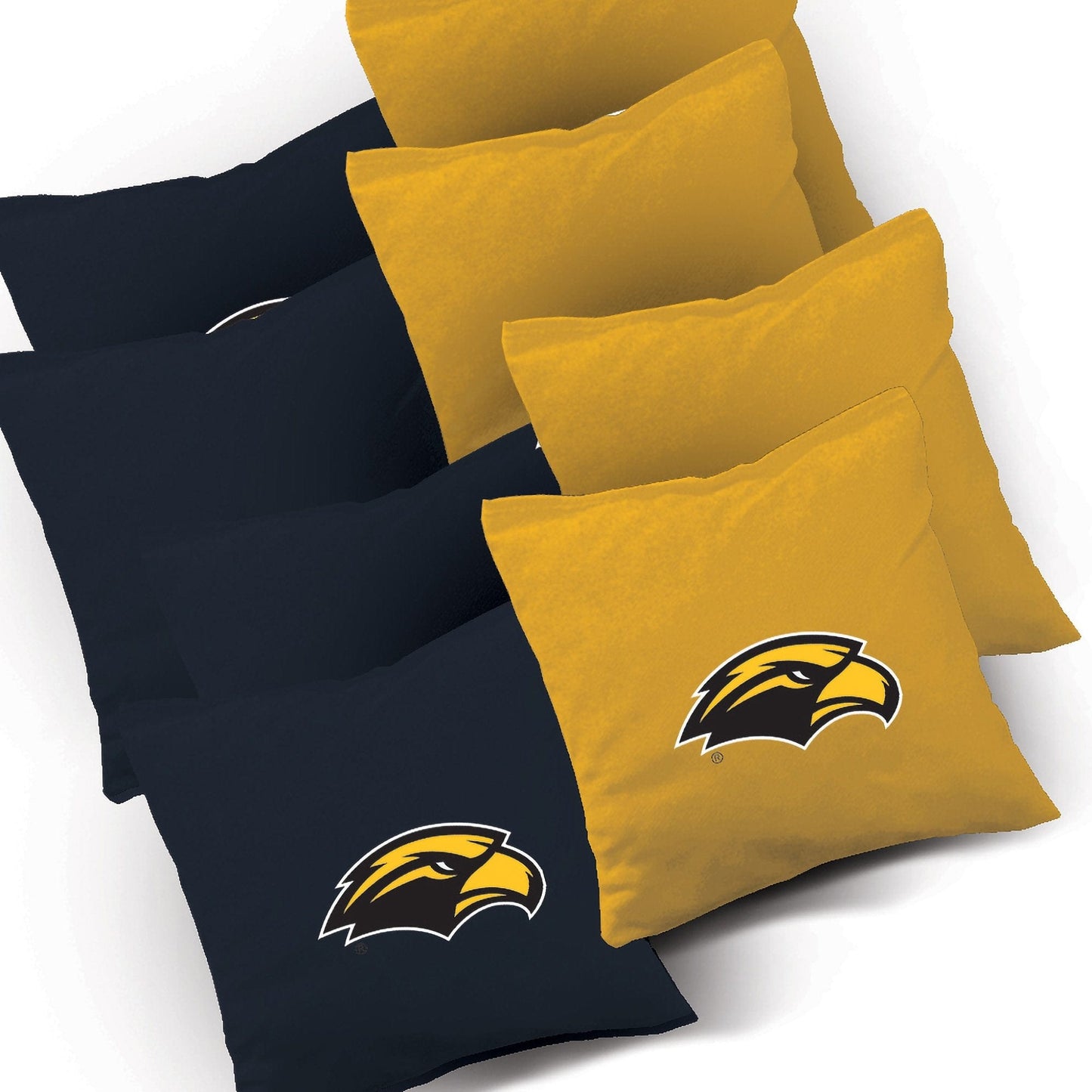Southern Miss Golden Eagles Jersey team logo corn hole bags