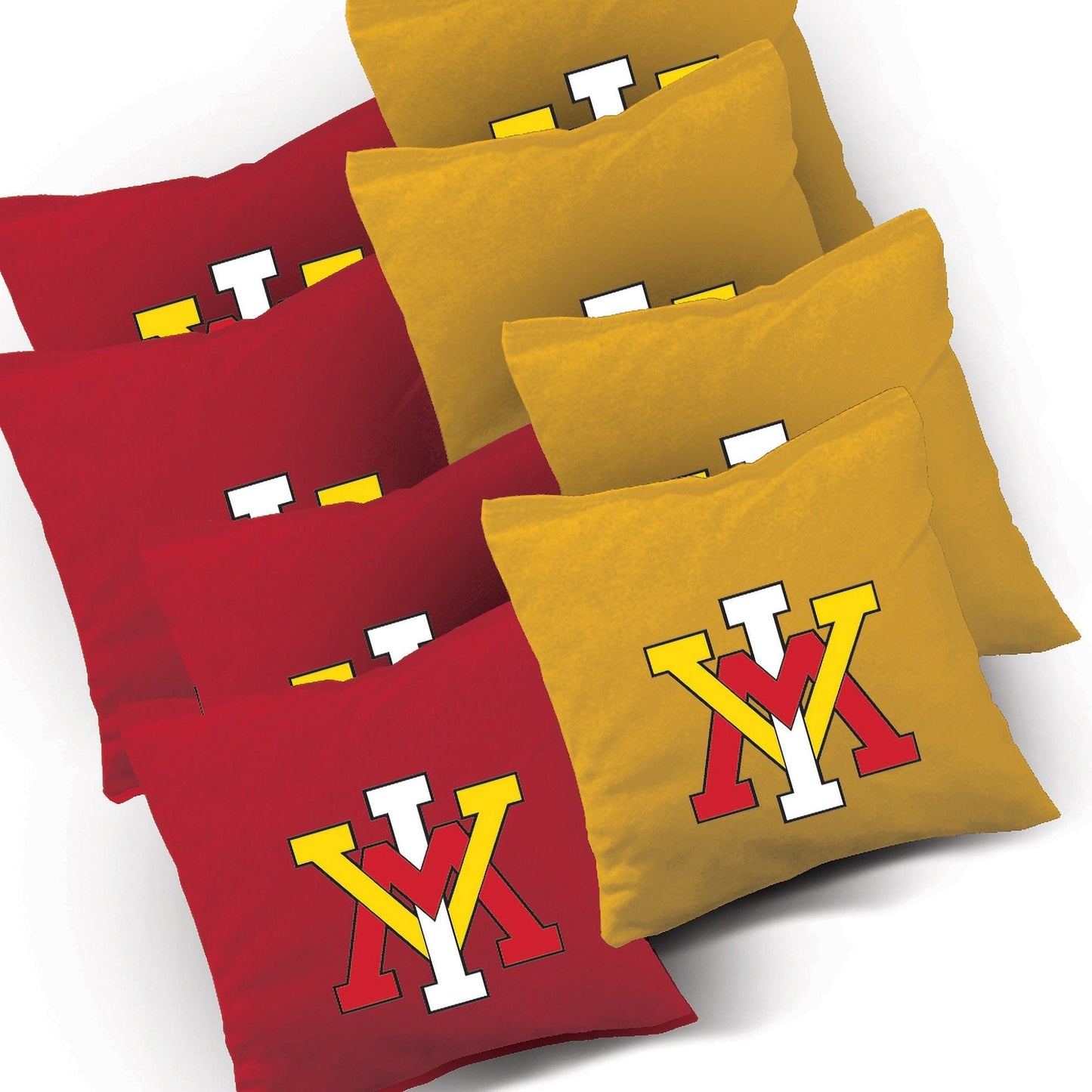 VMI Keydets Distressed team logo corn hole bags