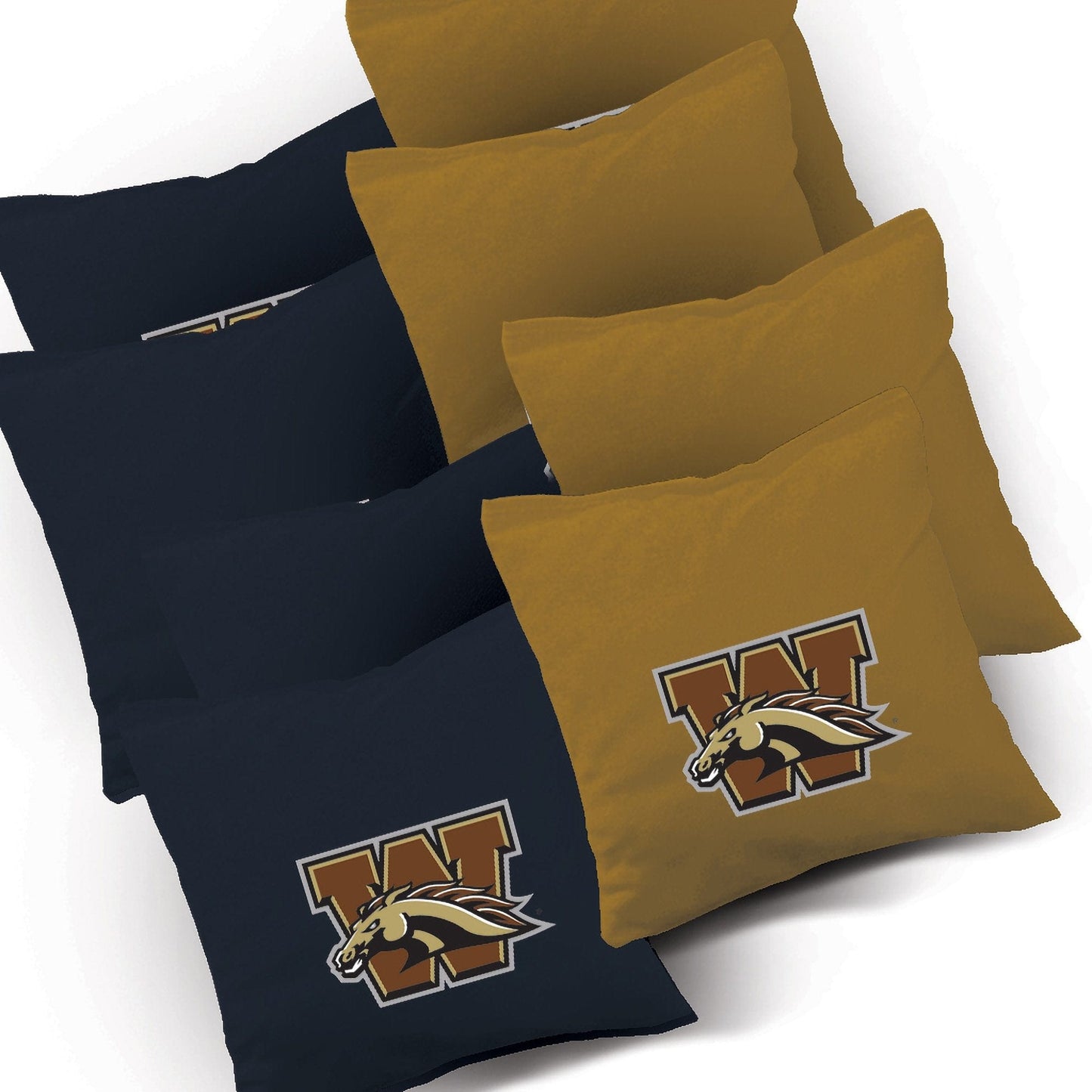Western Michigan Broncos Striped team logo bags