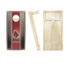 Ball State Cardinals Stained Striped board entire set
