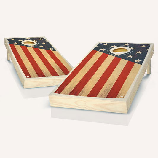 Colonial Flag Cornhole Boards