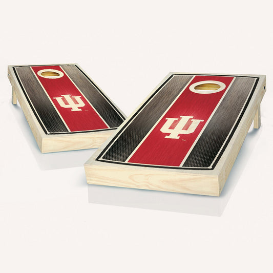 Indiana Hoosier Stained Stripe Cornhole Boards