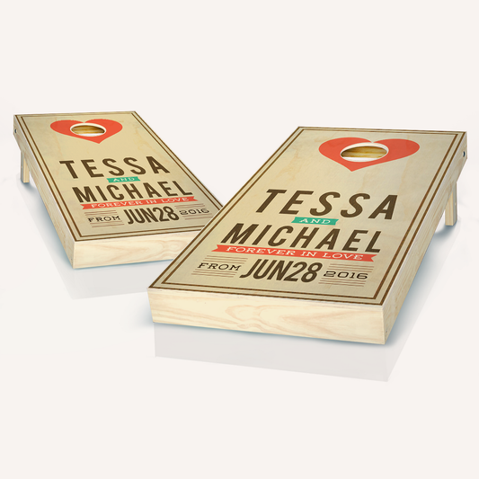 Modern Wedding Cornhole Boards