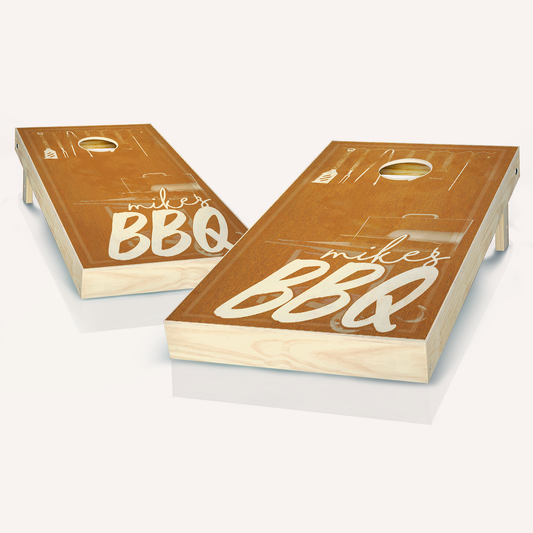 BBQ Maple Wedding Cornhole Boards