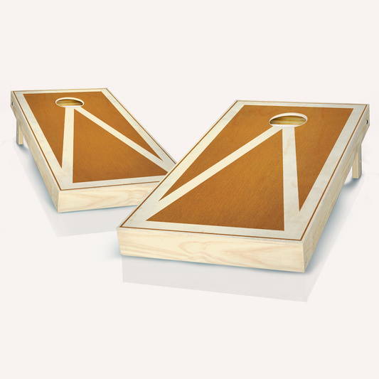 Pyramid Border Maple Cornhole Boards