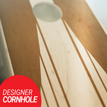 Swooping Stripes Chestnut Closeup
