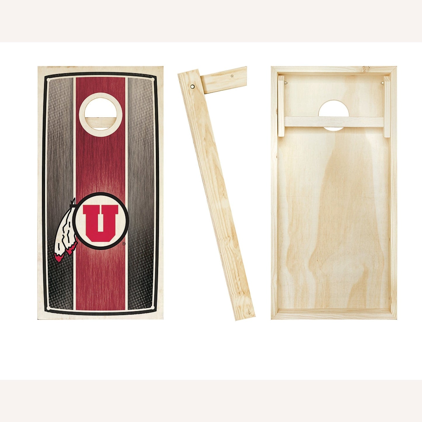 Utah Utes Stained Stripe entire board picture