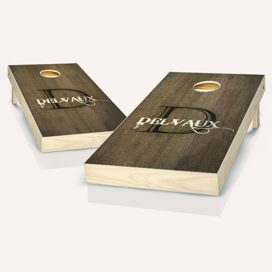 Southern Gothic Monogram Cornhole Boards