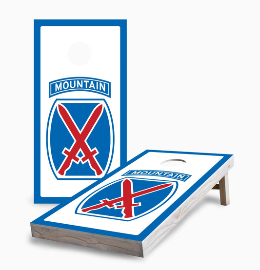 10th Mountain Division Cornhole Boards