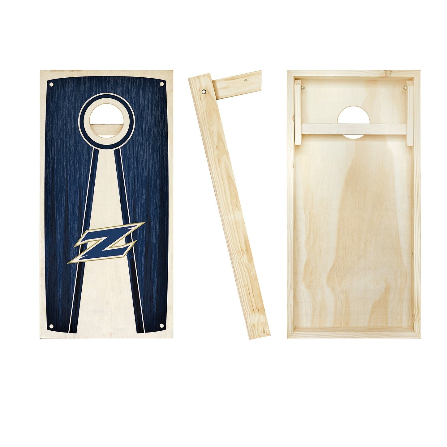 Akron Zips Stained Pyramid board entire set