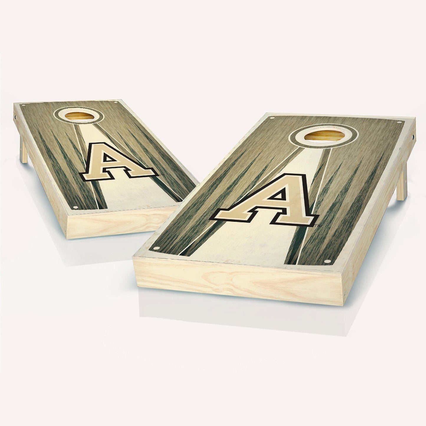 Army Black Knights Stained Pyramid Cornhole Boards