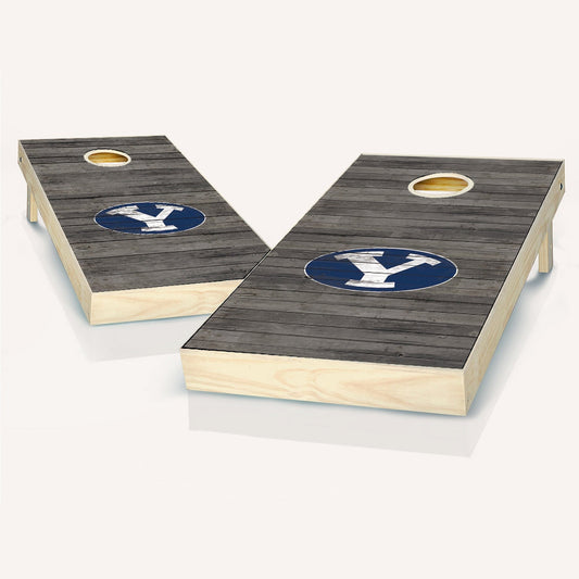 BYU Cougars Distressed Cornhole Boards
