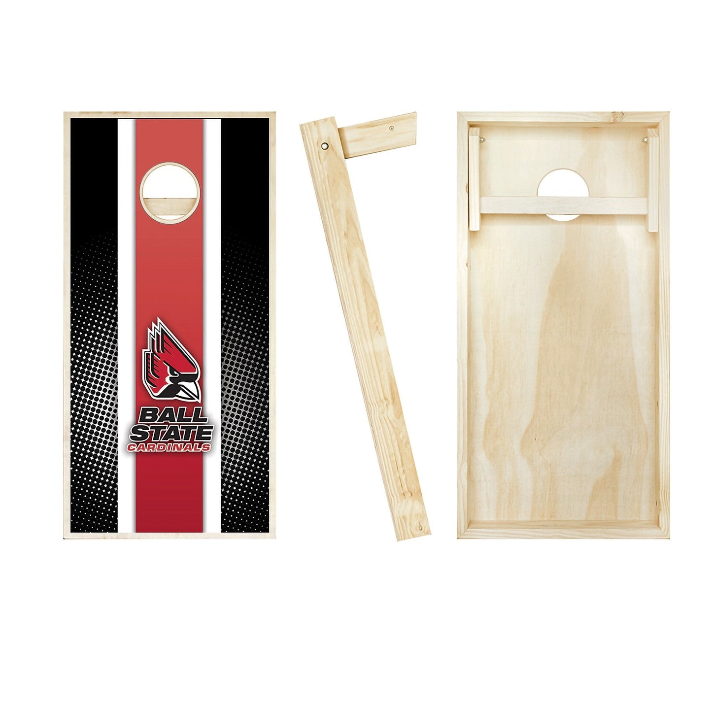 Ball State Cardinals Striped board entire set