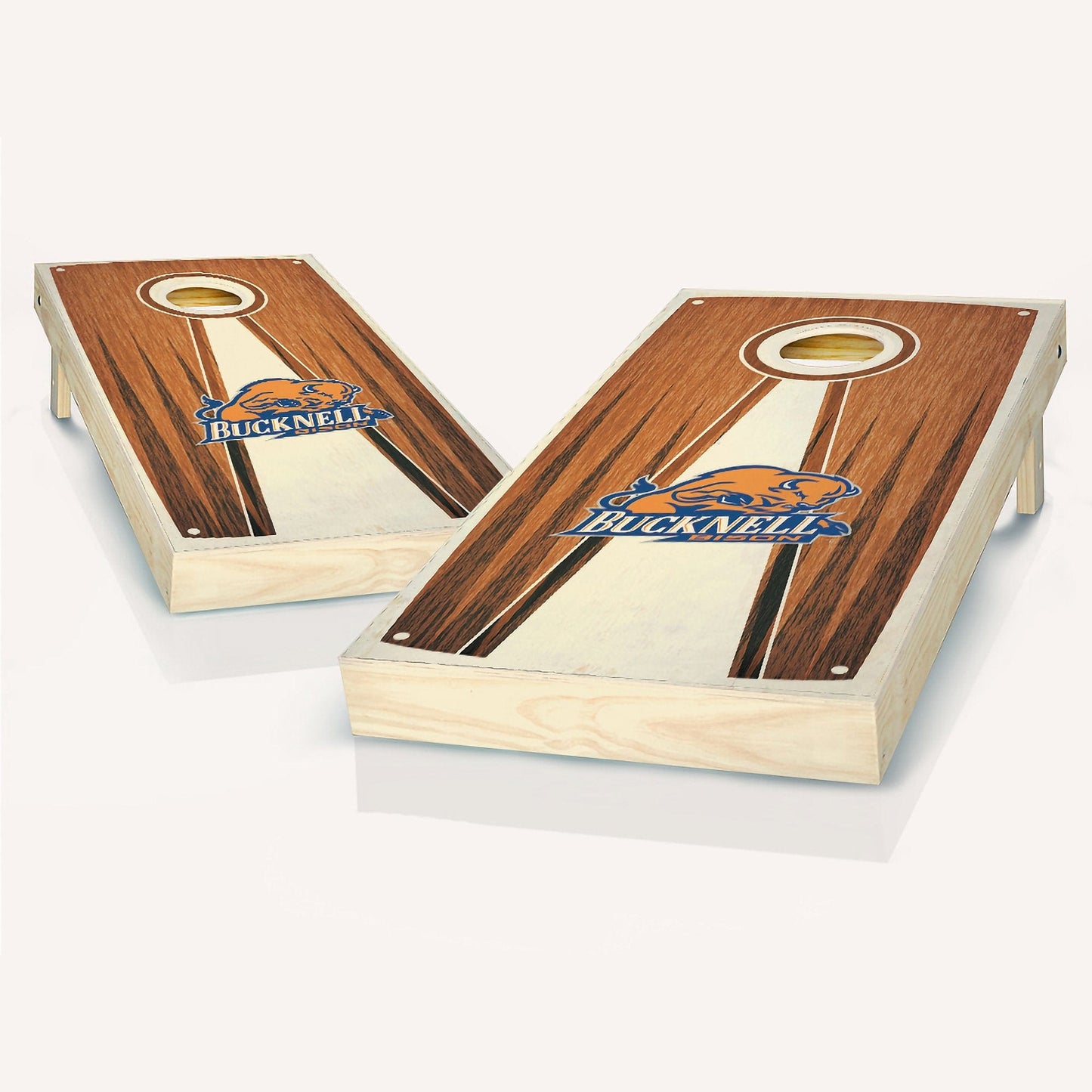 Bucknell Stained Pyramid Cornhole Boards