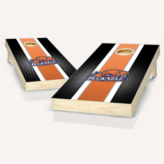 Bucknell Bison Striped Cornhole Boards