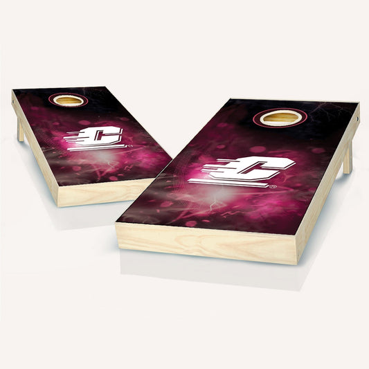Central Michigan Smoke Cornhole Boards