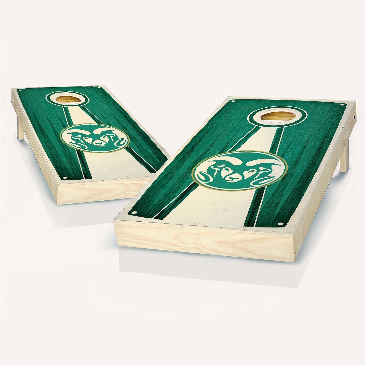 Colorado State Stained Pyramid Cornhole Boards
