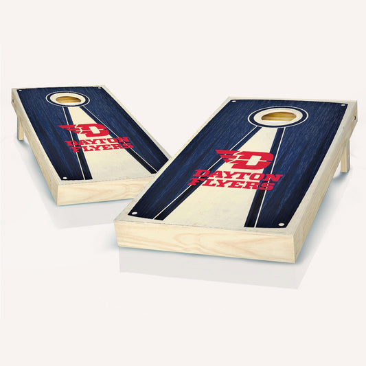 Dayton Flyers Stained Pyramid Cornhole Boards
