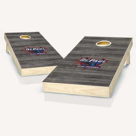 DePaul Distressed Cornhole Boards