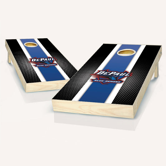 DePaul Stripe Cornhole Boards