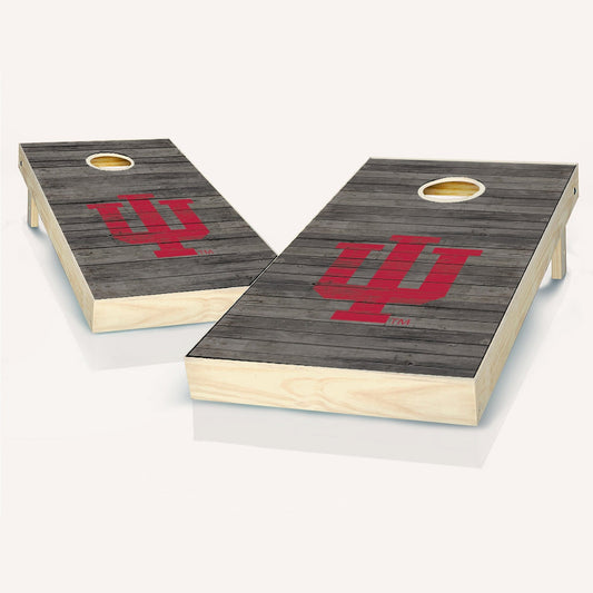 Indiana Hoosier Distressed Cornhole Boards