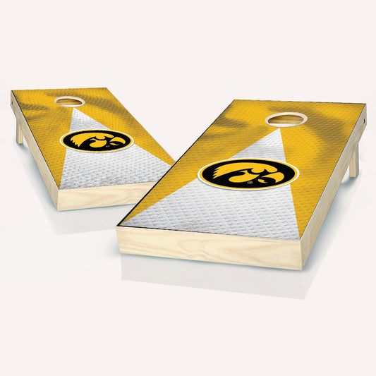 Iowa Hawkeyes Jersey Cornhole Boards
