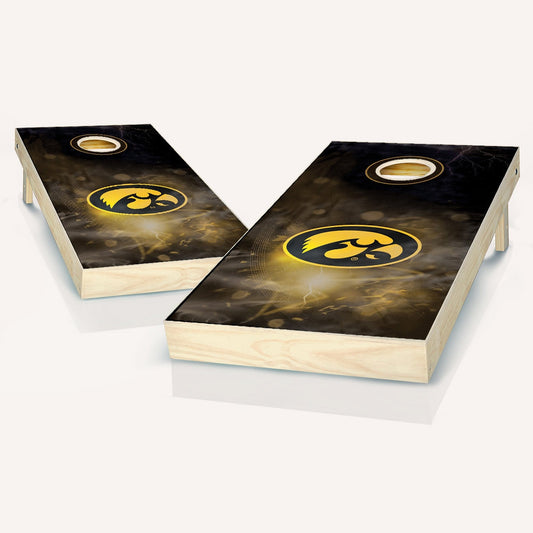 Iowa Hawkeyes Smoke Cornhole Boards