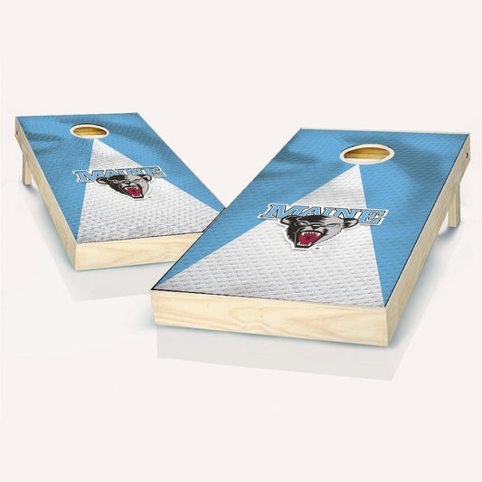 Maine Black Bears Jersey Cornhole Boards