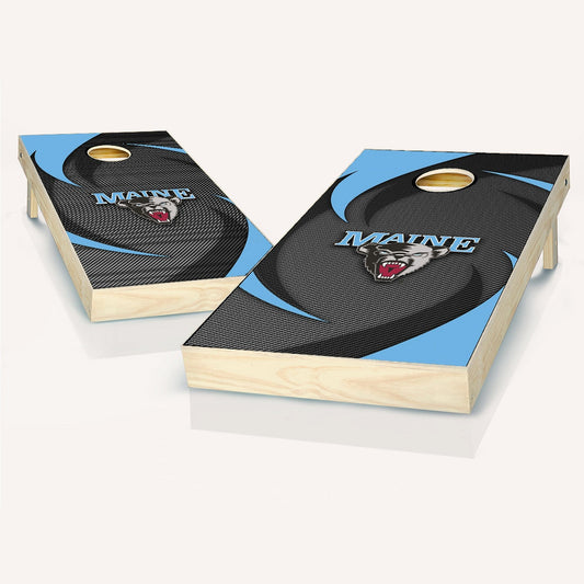 Maine Black Bears Swoosh Cornhole Boards