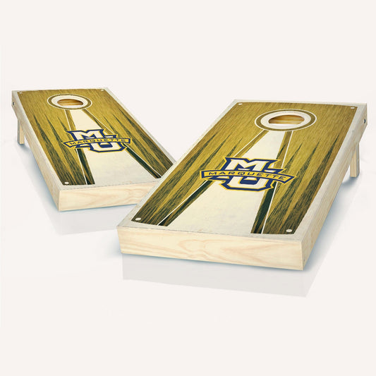 Marquette Stained Pyramid Cornhole Boards
