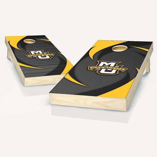 Marquette Swoosh Cornhole Boards
