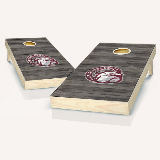 Mississippi State Bulldogs Distressed Cornhole Boards