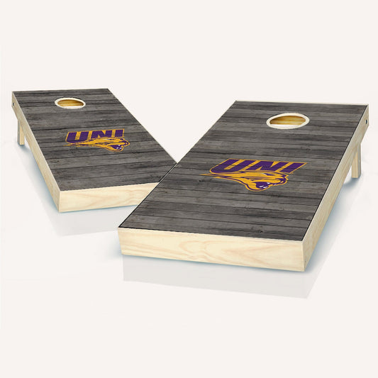 Northern Iowa Panthers Distressed Cornhole Boards