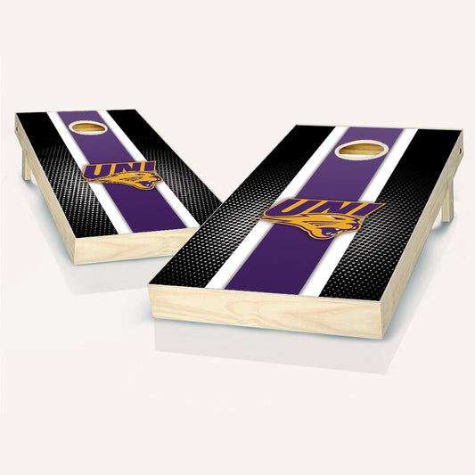 Northern Iowa Panthers Striped Cornhole Boards