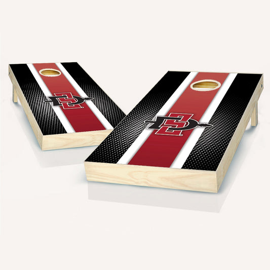 San Diego State Striped Cornhole Boards