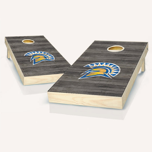 San Jose State Distressed Cornhole Boards