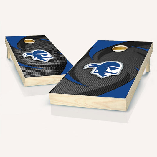 Seton Hall Swoosh Cornhole Boards