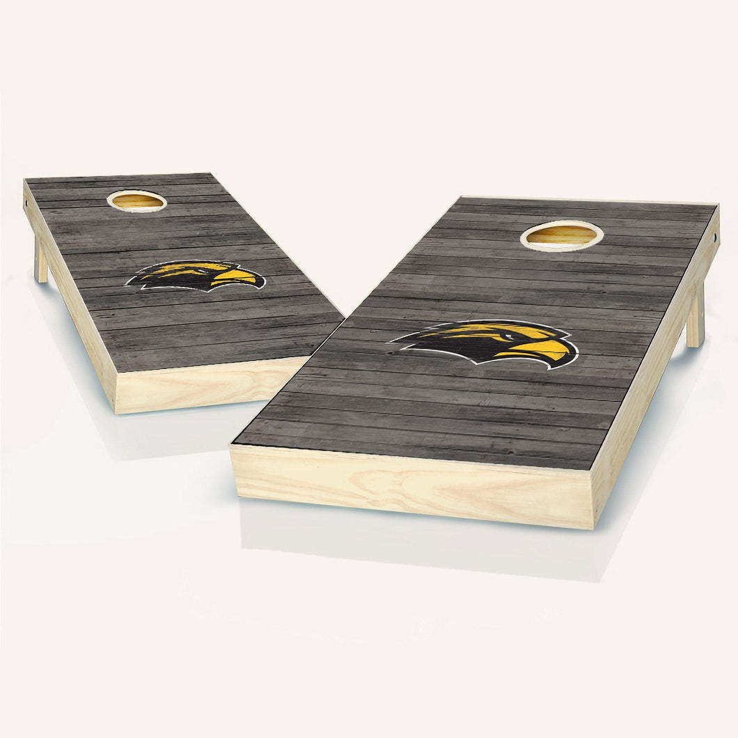 Southern Miss Golden Eagles Distressed Cornhole Boards