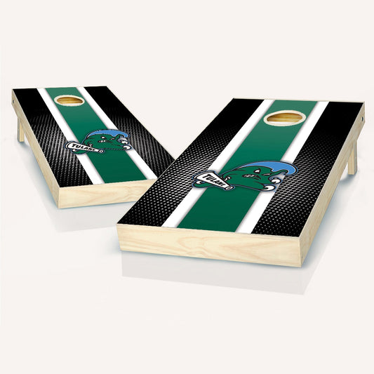 Tulane Stripe Cornhole Boards