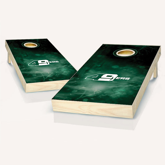 UNC Charlotte Smoke Cornhole Boards