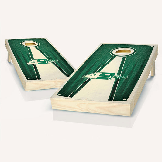 UNC Charlotte Stained Pyramid Cornhole Boards